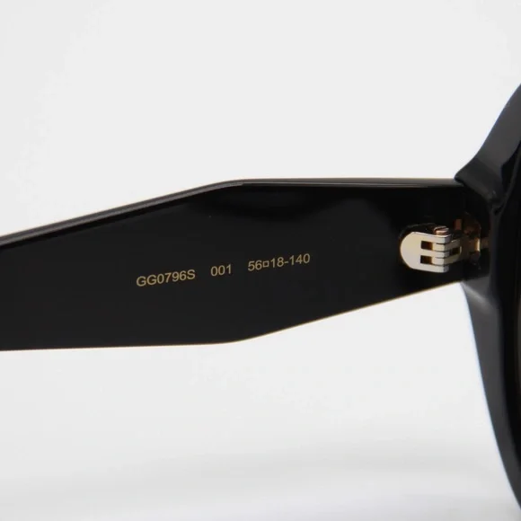 NEW GUCCI GG0796S 001 NEW WOMEN’S OVERSIZED SUNGLASSES GUCCI - Picture 12 of 14